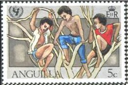 Boys climbing trees