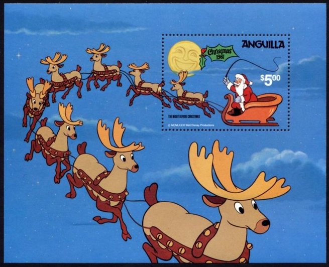 Scenes from "The Night Before Christmas"
