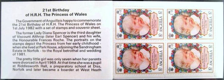 Booklet complete, 4 each set SN no: AI 485, AI 487-AI 489
