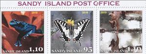 Se-tenant, Commemorative Issue - Wonderful Animals - SI-201901, Cinderellas,  , Amphibians, Animals (Fauna), Butterflies, Frogs, Squirrels