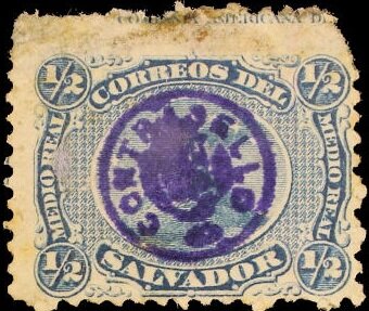 Stamp, San Miguel volcano, El Salvador,  , Telegraphy, Volcanos