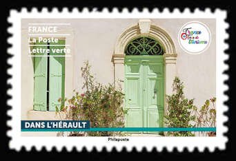 Stamp, Traditional Domestic Architecture : Hérault, France,  , Architecture, Houses