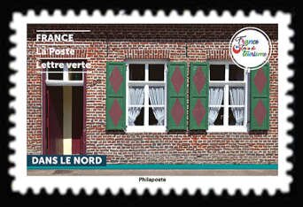 Stamp, Traditional Domestic Architecture : Nord, France,  , Architecture, Houses