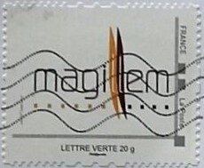 Stamp, Magillem, France,  , Logos