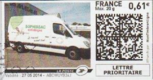 Stamp, Sophissac, France,  , Trucks