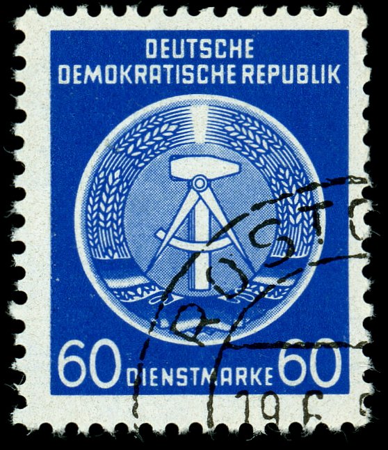 Official Stamps for Administration Post B (I) Reprint
