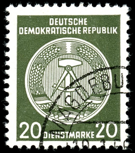 Official Stamps for Administration Post B (II and III)
