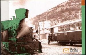 Booklet, Centenary of first railway in Montenegro, Montenegro,  , Anniversaries and Jubilees, Locomotives, Railways