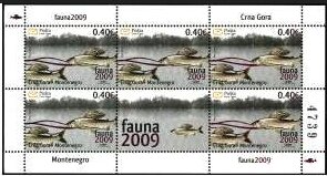 Mini Sheet, Grayling (Thymallus Thymallus), Montenegro,  , Animals (Fauna), Fishes