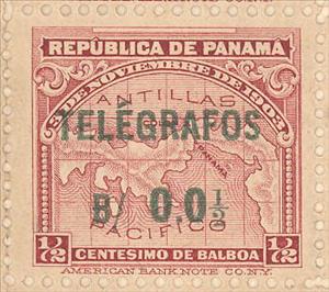 Stamp, Map, Panama,  , Maps