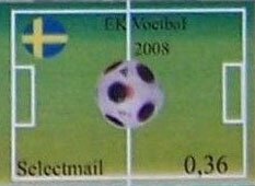 Stamp, Euro 2008, Personalized and Private Mail Stamps,  , Football (Soccer)
