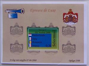 Souvenir Sheet, Euro 2008, Personalized and Private Mail Stamps,  , Football (Soccer)