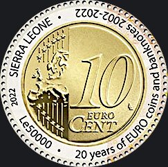 20 Years since the Adoption of Euro Currency: 10 €Cent