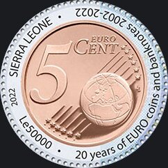 20 Years since the Adoption of Euro Currency: 5 €Cent