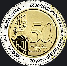 20 Years since the Adoption of Euro Currency: 50 €Cent