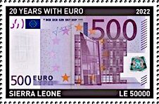 20 Years since the Adoption of Euro Currency: 500 €