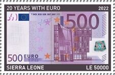 20 Years since the Adoption of Euro Currency: 500 €