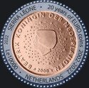Stamp, 5 Euro Cent - Netherlands, Sierra Leone,  , Coins, Round Stamps