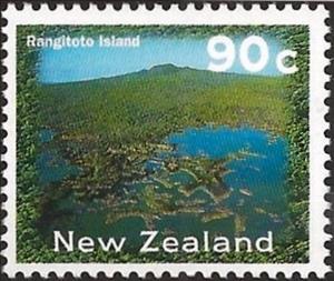 Stamp, Rangitoto Island, New Zealand,  