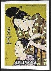 Hairdressing, Kitagawa Utamaro