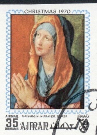 Praying Virgin, by Albrecht Dürer