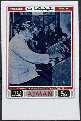 Schweitzer Giving an Organ Concert
