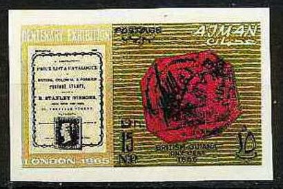 Stamp of British Guiana- opt new currency