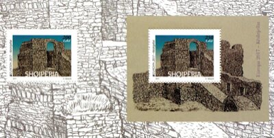 Booklet Pane, Europa 2017 - Castles, Albania,  , Architecture, C.E.P.T. / Europe, Castles