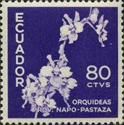 Stamp, Orchids, Ecuador,  , Orchids