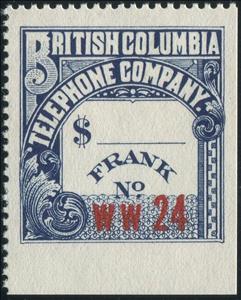 Stamp, Frank - undated, Canada,  , Telephony