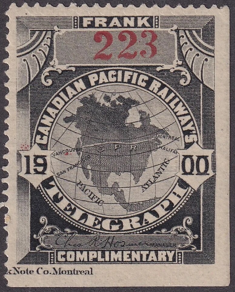 Map of North America - Frank - dated 1900