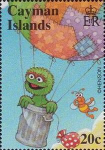 Stamp, Oscar, Cayman Islands,  , Cartoons, Comics