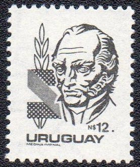 Stamp, Gral. Jose Artigas, Uruguay,  