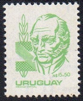 Stamp, Gral. Jose Artigas, Uruguay,  