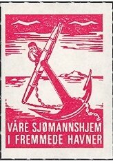 Stamp, Anchor, red, Cinderellas,  