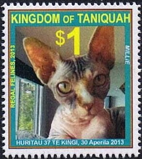 Stamp, Millie (cat), Cinderellas,  , Animals (Fauna), Cats, Mammals