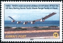 Record-breaking flight by Helios above Kaua'i.