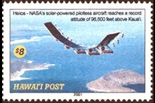 Record-breaking flight by Helios above Kaua'i.