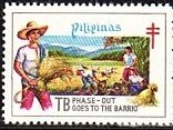 Stamp, Tb Phase-out Campaign, Cinderellas,  , Tuberculosis / TBC