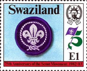 Stamp, Scouting emblem, Eswatini (Swaziland),  , Scouting