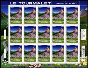 Mini Sheet, Le Tourmalet Pass, France,  , Cycling, Landscapes