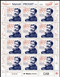 Full Pane, Marcel Proust, Writer, 150th Anniversary of Birth, France,  , Authors, Famous People, Literary People (Poets and Writers), Literature