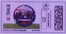 Stamp, Australie Australia Football Colours Emoji, France,  , Cartoons, Flags, Football (Soccer), Sports