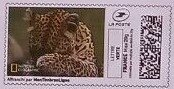 Stamp, Leopard 1, France,  , Animals (Fauna), Leopards, Mammals, Wild Cats