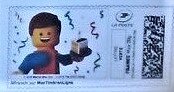 Stamp, Party Emmet, France,  , film, Toys