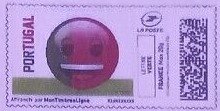 Stamp, Portugal Football Colours Emoji, France,  , Cartoons, Flags, Football (Soccer), Sports