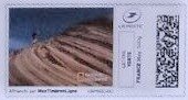 Stamp, Riding in the desert, France,  , Deserts, Landscapes
