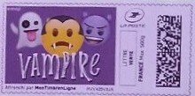 Stamp, Vampire, France,  , Halloween