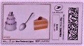 Stamp, Wedding Emojis x3 Cake Spoon Cake, France,  , Cartoons, Food, Tableware, Weddings