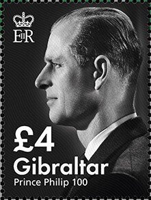 Stamp, Prince Philip, Gibraltar,  , Dukes, Famous People, Princes, Royalty
